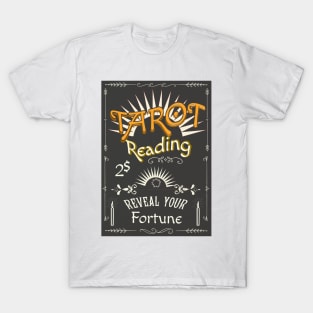 Tarot Reader Chalkboard T-Shirt